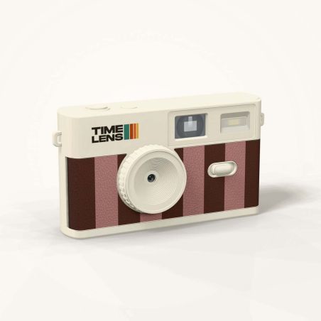 TimeLens Cream Rosewood Appareil Photo Vintage Sans Écran