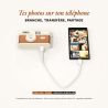 TimeLens Cream Brown Appareil Photo Vintage Sans Écran