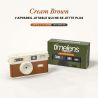 TimeLens Cream Brown Appareil Photo Vintage Sans Écran