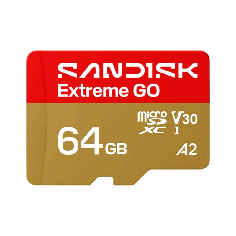 SanDisk Extreme GO microSD 64 Go UHS-I V30