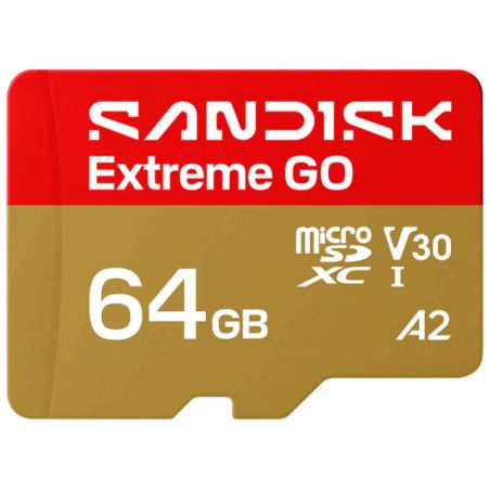 SanDisk Extreme GO microSD 64 Go UHS-I V30