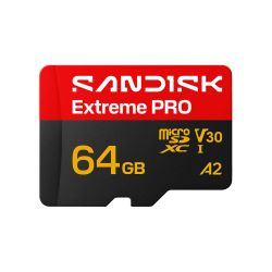 SanDisk Extreme PRO microSD 64 Go UHS-I V30