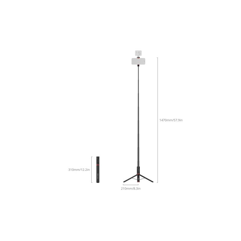 SmallRig 5292 Drex Lee ST30 Lite Selfie Stick Trépied