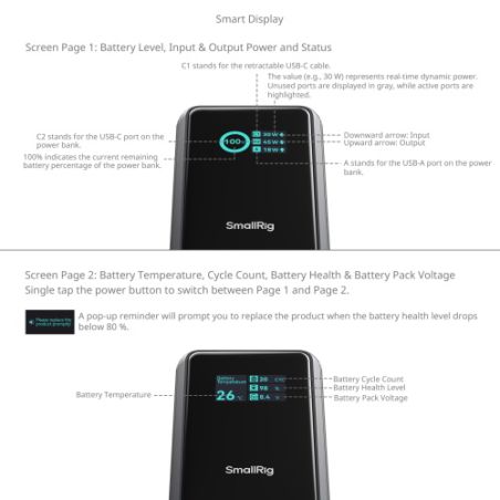 SMALLRIG 6057 NANO36 POWER BANK