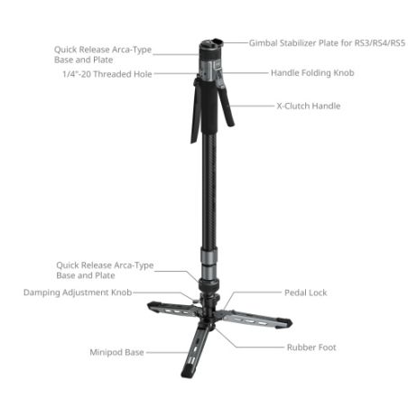 SMALLRIG 6283 POTATO TRIBEX MONO STAND VERSIO