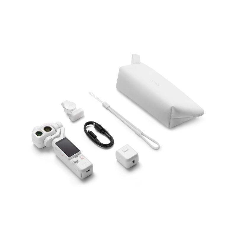 DJI Osmo Pocket 4P Standard Combo Pearl White