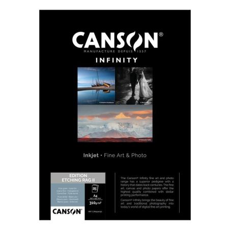 CANSON EDITION ETCHING RAG II A3 25F 310G