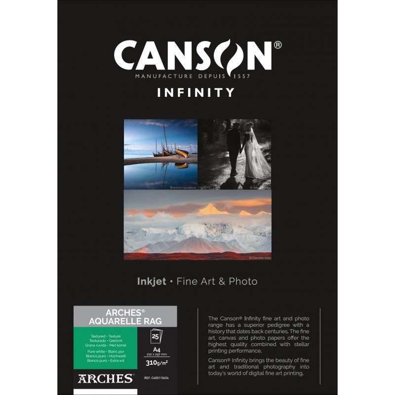 Canson Infinity Arches Aquarelle A4 310G 25F