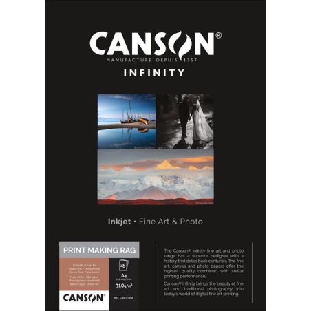 CANSON PRINTMAKING RAG A2 25F