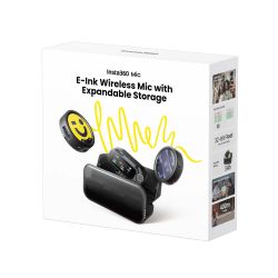 Insta360 Mic Kit 2 TX + 1 RX avec Étui de Recharge