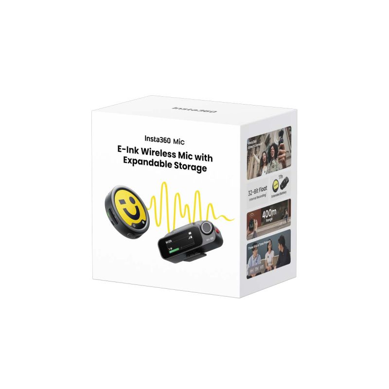 Insta360 Mic Kit 1 TX + 1 RX Micro Sans Fil
