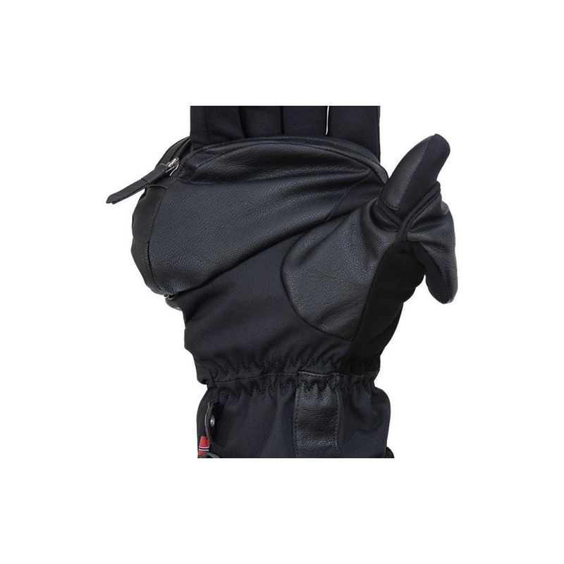 Vallerret Skadi LRS Zipper Mitt Noir XXL – Gants Photo