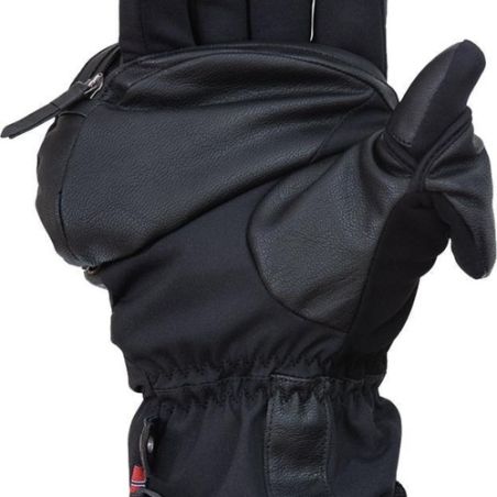 Vallerret Skadi LRS Zipper Mitt Noir XXL – Gants Photo