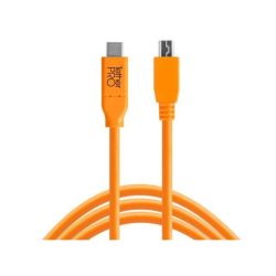 Tether Tools TetherPro USB-C vers Mini-B 5 broches 4,6 m Orange