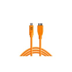 Tether Tools TetherPro USB-C vers Micro-B 4,6 m Orange