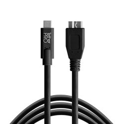 Tether Tools TetherPro USB-C vers Micro-B 4,6 m Noir
