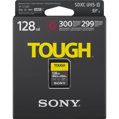 SONY SD SERIE G TOUGH 128GB R300W299 UHS-II C