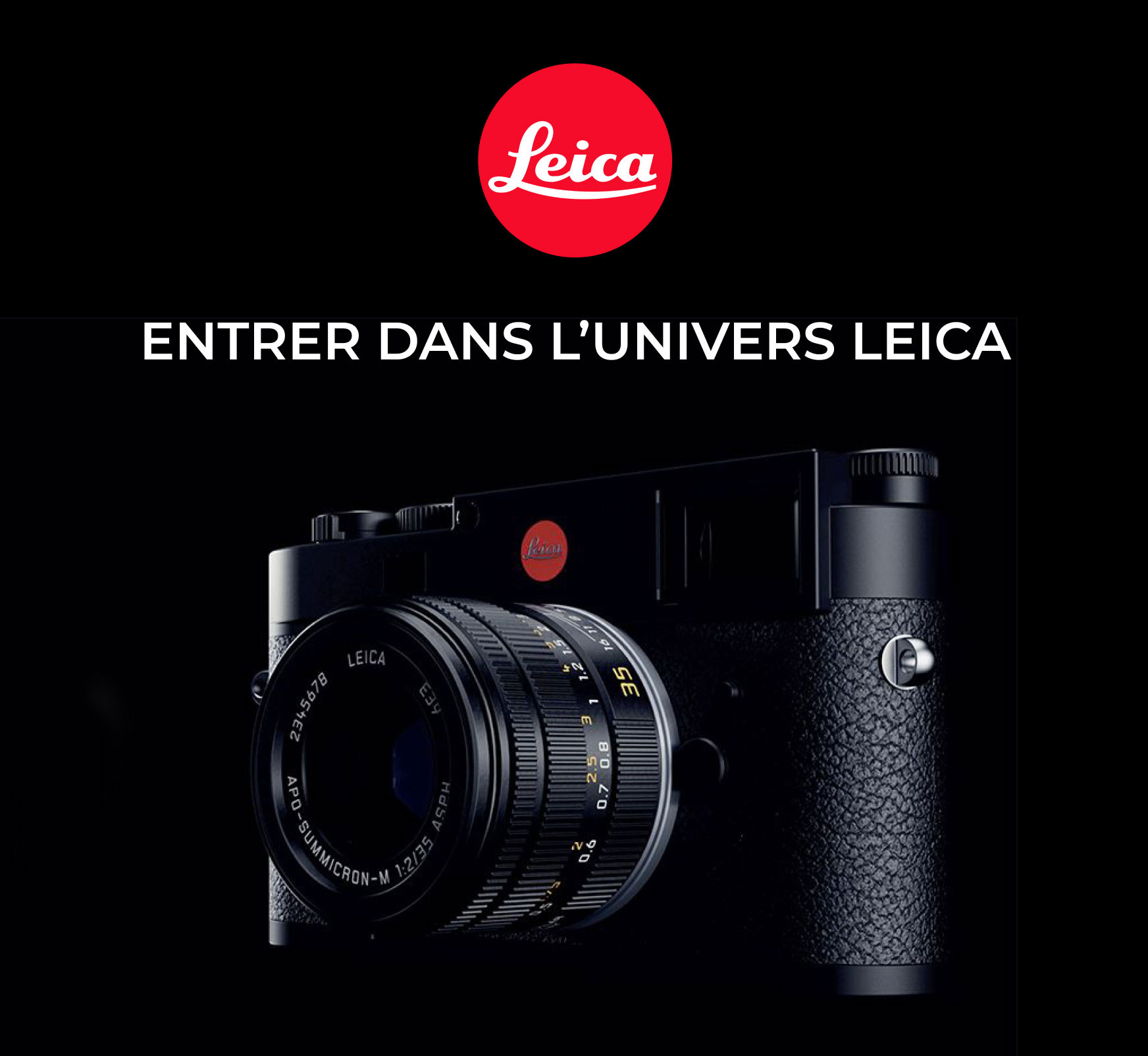 L'univers LEICA